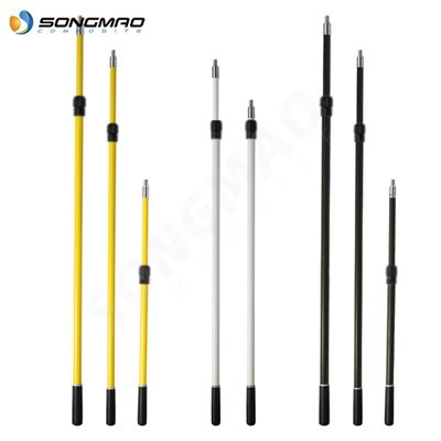 유리 섬유 텔레스코픽 페인트 극